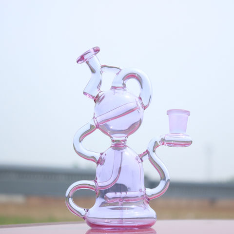 Buy Wholesale China Recycler Oil Rigs Glass Bongs Glass Water Pipes Oil ...