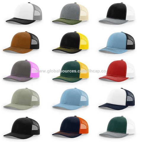 6 Pack Kids Mesh Trucker Hat DIY Sublimation Blank Baseball Hat