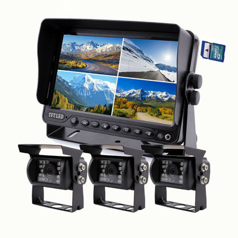 Achetez en gros Système De Caméra De Secours Sans Fil 7 Pouces Dvr Moniteur  De Voiture 1080p Kits De Caméra De Vue Arrière Sans Fil Numérique Pour  Camion De Bus Rv Camion