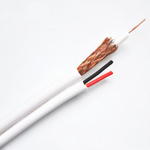 Buy Wholesale China Rg6 Siamese Coax Cctv Cable + 18/2 Bare Copper ...