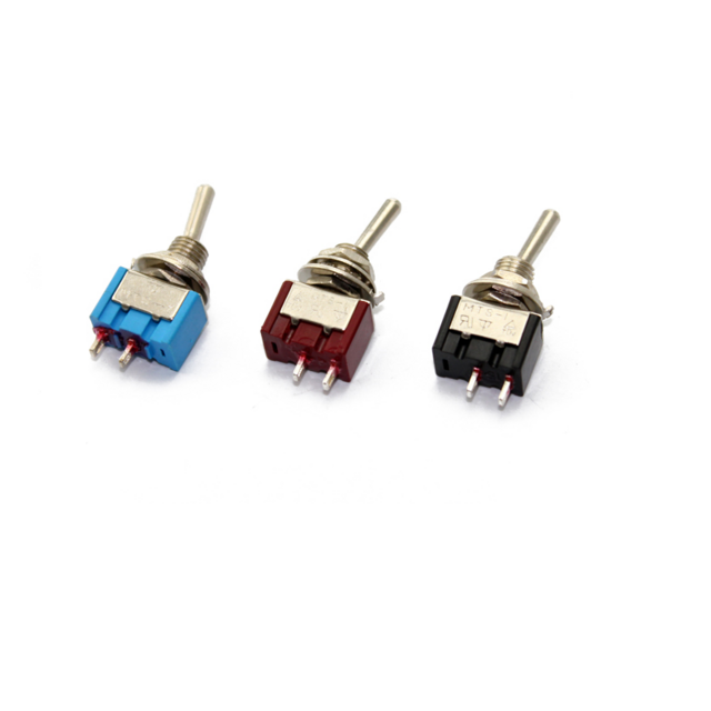 MTS-101 6A 125V 3A 250V Mini interruptor de alavanca de metal de 2 pinos ON-ON for sale at factory direct price