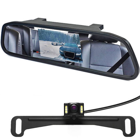 8 ' car le rétroviseur intérieur Rétroviseur intérieur - Chine Vue arrière  du miroir, miroir de voiture