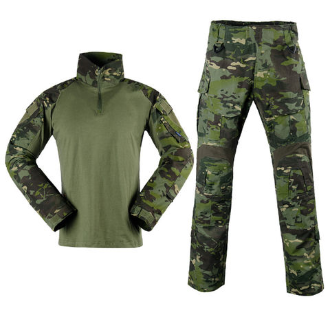 Compre Uniforme Militar De Camuflaje Verde, Uniforme De Rana Del