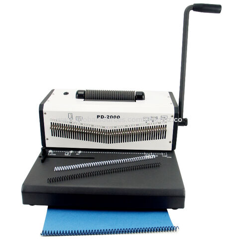 Hole Puncher Binding Machine Paper Spiral Binder Machines Coil