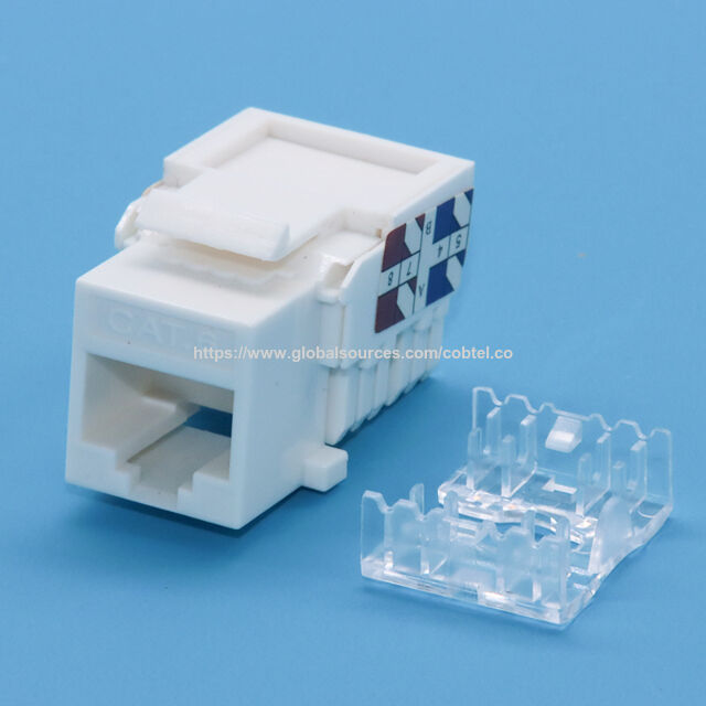 COBTEL Cat6 RJ45 Keystone Jack pour Panneau de Brassage, Connexion par Poinçonnage à 90 Degrés - Solution Réseau Haute Performance for sale at factory direct price