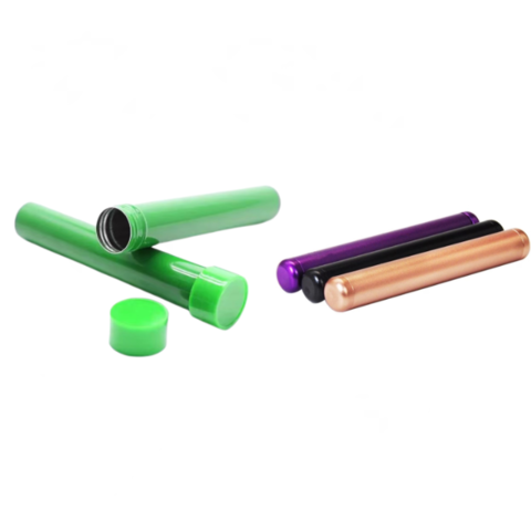 Buy Wholesale China Custom Logo Smell Proof Airtight Metal Aluminum Square  Tube Smoke Pre Roll 110mm Tube With Child Pro & Metal Square Tube at USD  0.38