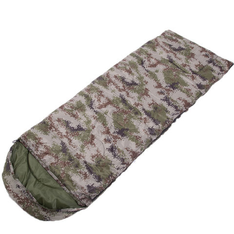 Saco de dormir sobre, saco de dormir portátil, forro de saco de dormir con capucha, costura de camuflaje