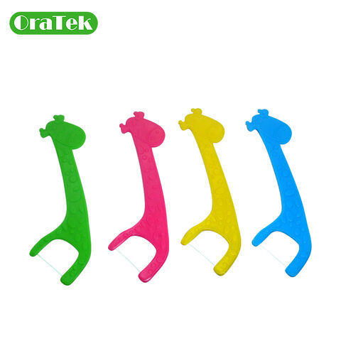 Buy Wholesale Hong Kong Sar Customized Ps Dental Floss Pick Giraffe 