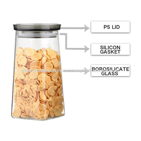 Buy Wholesale China Glass Jars With Lids Wholesale Large Glass Jars   Glass Jars With Lids Wholesale 