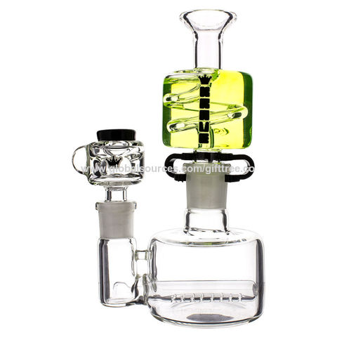5” CLEAR Mini Bubbler Bong Hookah, Small Water pipe Clear REAL