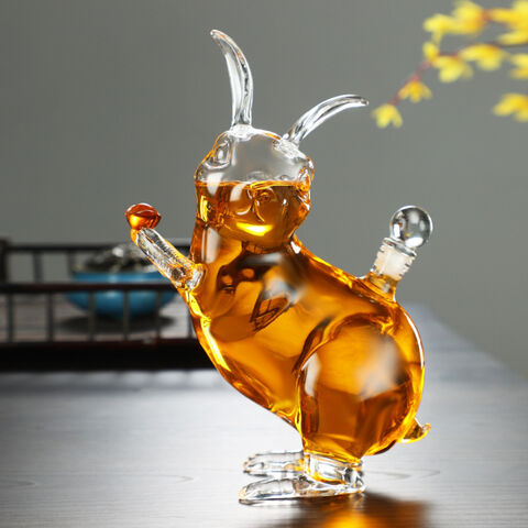 Buy China Wholesale Zodiac Glass Whisky Bottle, Animal Shaped Glass ...
