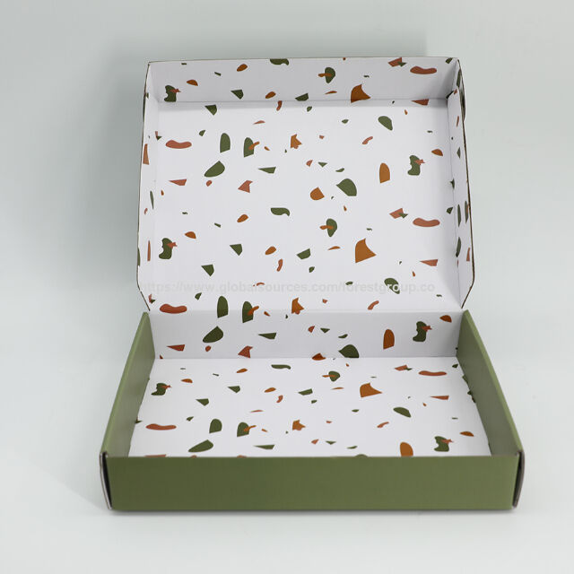 2022 Kundenspezifische Luxus-Geschenkboxen aus Papier, Verpackung aus Wellpappe, recycelbare, faltbare Aufbewahrungsbox mit Marmorierung