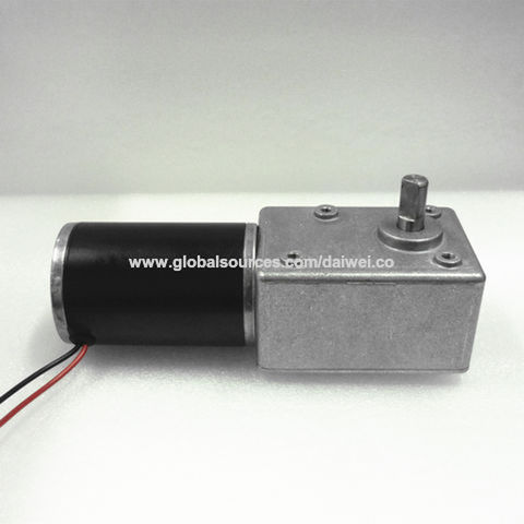 Buy Wholesale China Factory Supply 24vdc 100rpm Worm Gear Motor