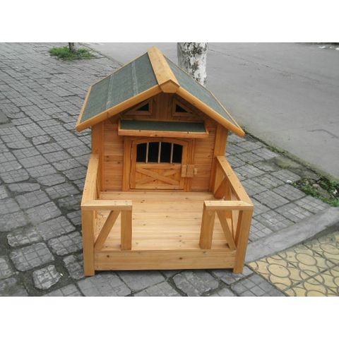 Casa para perro online con cajas de madera