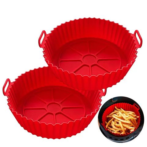 Wholesale Non-Stick Reusable Silicone Liner Pot Baking Dishes Air Fryer Tray  Pan - China Silicone Pan and Air Fryer Tray price