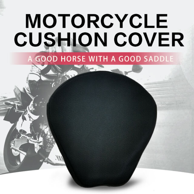 Funda de sillín de fábrica para absorción de impactos, descompresión, cojín de aire para asiento de motocicleta