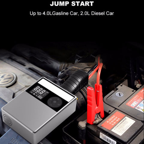 Buy Wholesale China Cordless Air Pump With Jump Starter Mini Car
