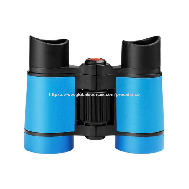 Prismáticos Infantiles con Aumento 4X y Lente Objetivo de 30 mm. Cuerpo de Plástico con Recubrimiento de Cuero PU. Ideales para actividades al aire libre y exploración. for sale at factory direct price