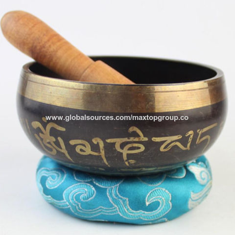 Taça Tibetana Cantante, Feita à Mão no Nepal para Meditação, Yoga, Cura de Chakras e Mindfulness - Taças Tibetanas por atacado for sale at factory direct price