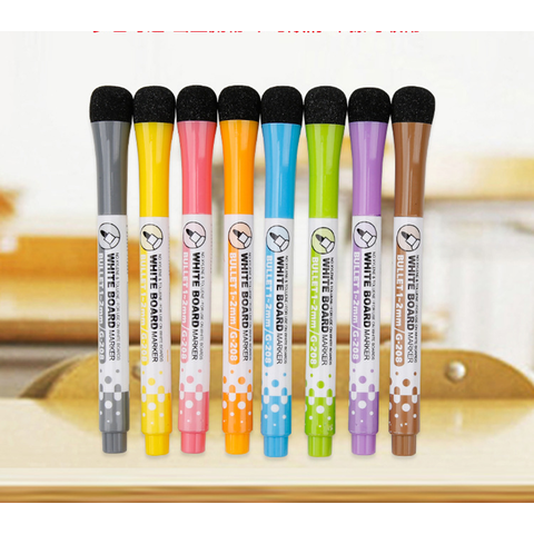 Hot Selling Colorful Whiteboard Pen Erasable Water Color Marker Pen Set -  China Whiteboard Pen, Marker Pen
