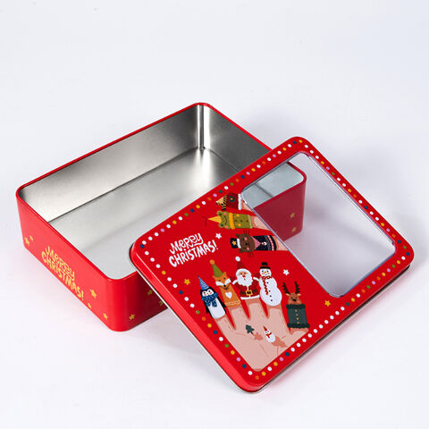 Buy Wholesale China Rectangular Christmas Gift Tin Box Candy Tin Box ...