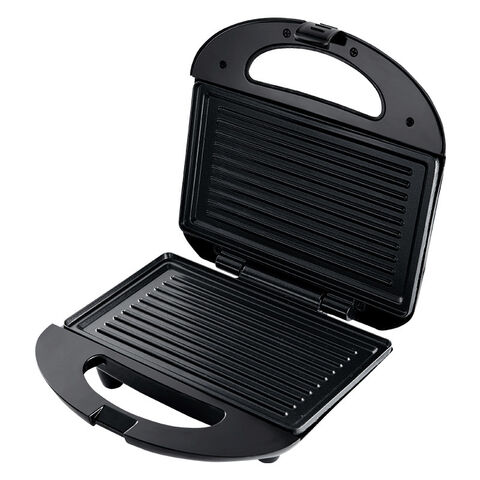 Appareil à Sandwich Grille-pain Électrique Machine à Petit Déjeuner Acier Inoxydable Rayé Antiadhésif pour la Maison for sale at factory direct price