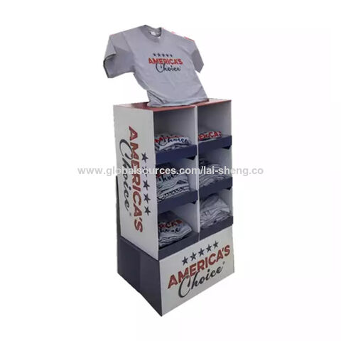 Large Pdq In Store Apparel T-shirt Pdq Clothes Pdq Stand Cardboard Promotional In-store ...