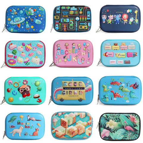 Buy Wholesale China Cartoon Cute Pencil Case School Stationery Box For Kids  High Capacity Pencil Cases Student School Su & Eva Unicorn Cute Pencil Case  at USD 2.34