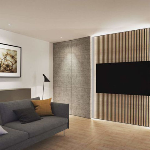 Kaufen Sie China Großhandels-Wand Dekoration Platten Bauplatte Für Hotel Wohnzimmer Tv Wand Schall Dämpfende Lamellen Holzplatte und 3d-akustik-panel Sound Panel zu einem Preis von $13 USD