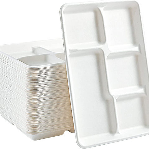 100% Compostable Disposable Paper Plates Bulk [7 1000 Pack