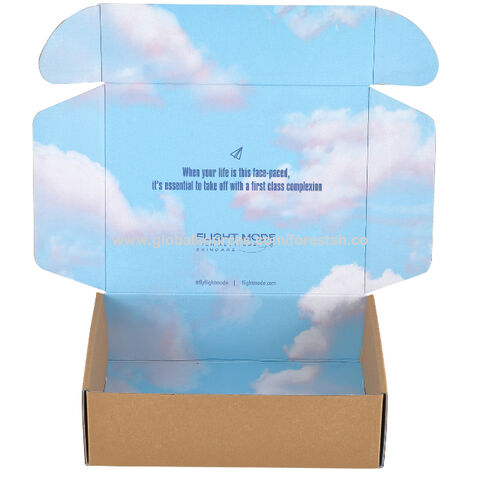 Cheap Custom Printed Color Postal Clothes Mailing Cardboard Boxes ...