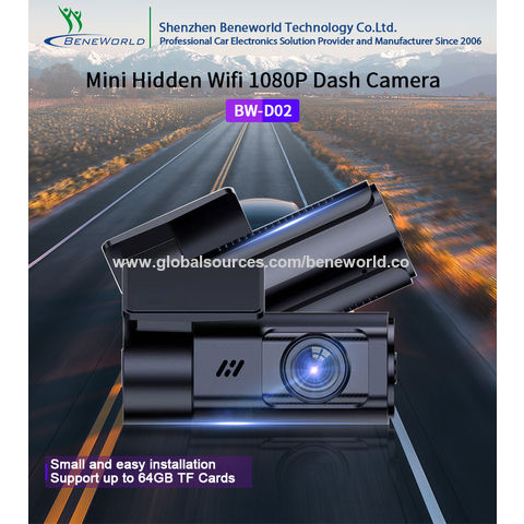 Enregistreur de conduite 4in HD 1080P Caméra d'enregistrement en boucle  d'objectif à 170 °