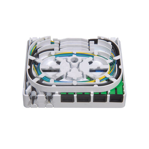 Cajas de empalme de fibra óptica, conector de fibra blanco, montaje en pared, interior/exterior, placa frontal de fibra hasta el hogar (FTTH) for sale at factory direct price