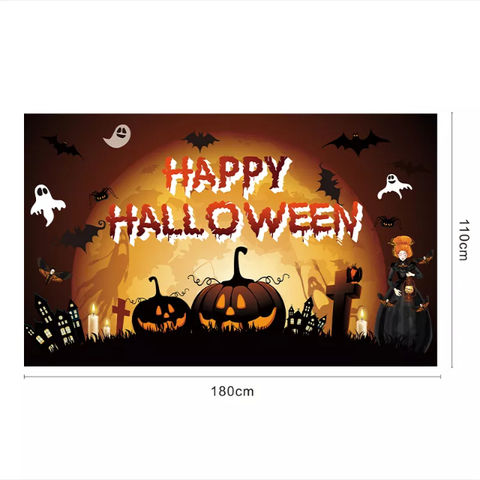 Buy Wholesale China Happy Halloween Party Background Decor Extra Large ...