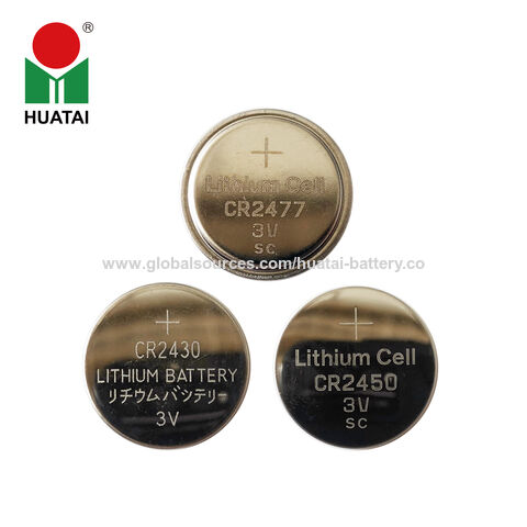 Pile bouton CR2450 Lithium - 3 V - Paquet de 1