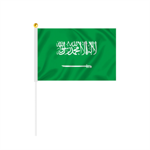 علم السعودية الوطني المخصص لكأس العالم للطباعة الرقمية المقاومة للبهتان