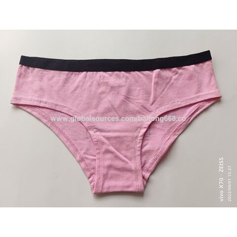 Wholesale Teen Underwear Mature Girls Panty, In Cotton Jersey With