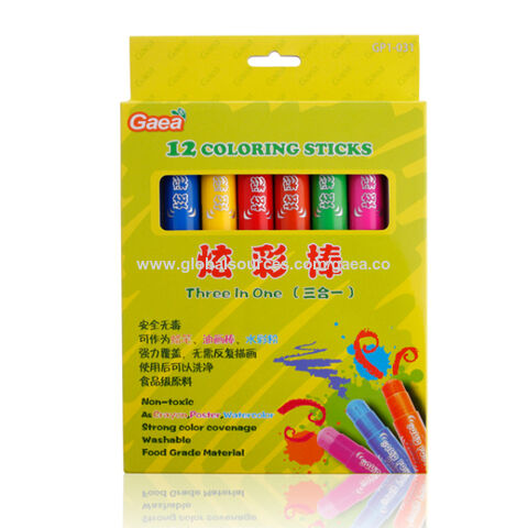 Bulk Buy China Wholesale High-quality 12 Colorinng Sticks In Color Box ...