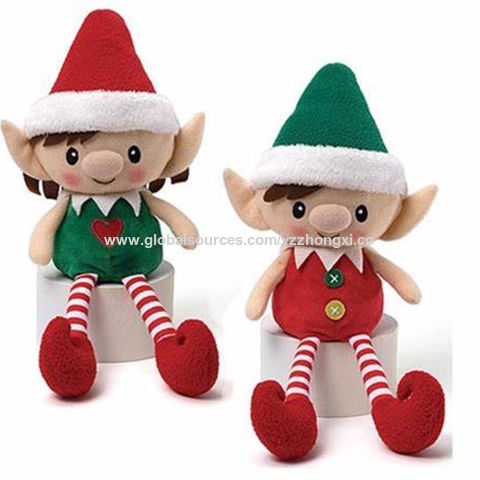 Buy Wholesale China Soft Christmas Baby Doll Plush Boy Elf Doll Elves ...