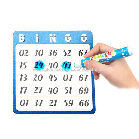 50 Bingo Dabbers 20ml of in in each, Container Of Mixed Colours, Bingo  Accessory : : Toys & Games