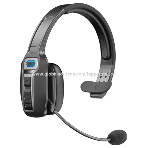 Trucker Bluetooth Headset - ENC Noise Cancelling, Mute Button Mic, V5.