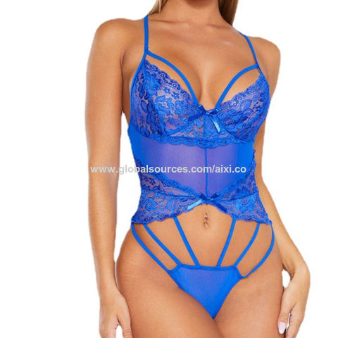 Sexy Lace Lingerie Set Cut Out Body Suit Underwear Two Piece Underwear Sexy Lingerie For Women Naughty Set Erotic Costumes