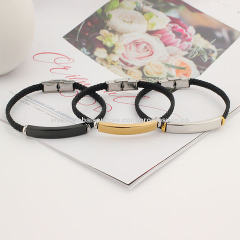 Buy Wholesale China Stainless Steel Bracelet, Ins ,punk Style, Gold ...