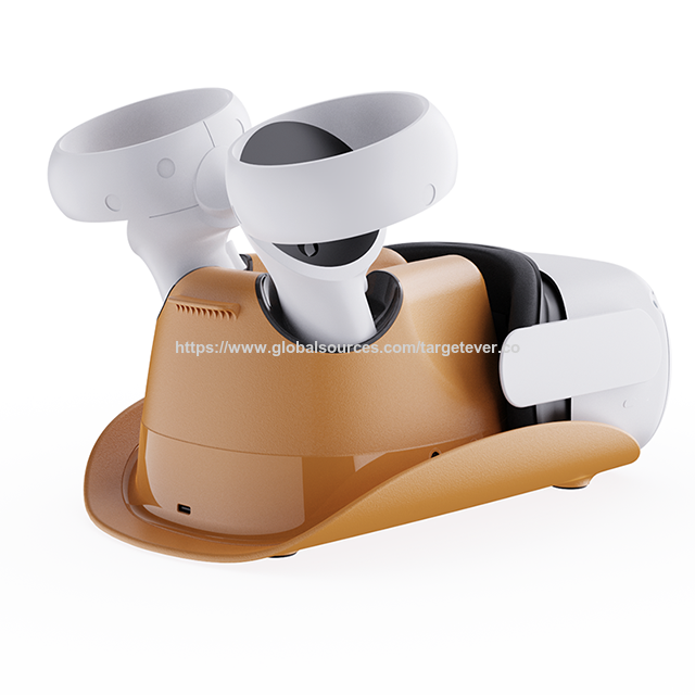 Suporte de Carregamento Duplo Rápido para Controle VR - Acessórios de Jogo para Controles VR