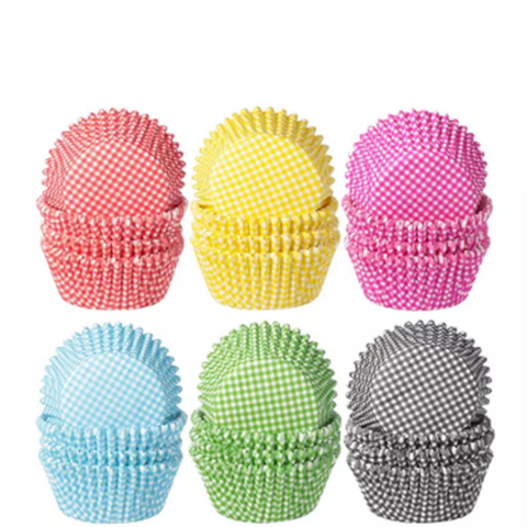 Heiß verkaufte 6 cm Backformen, Muffin-Förmchen, hitzebeständige Backbecher for sale at factory direct price