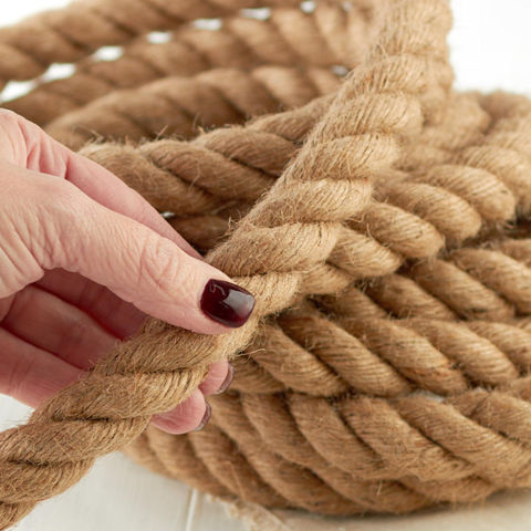 Buy Wholesale China 3 Strand 24mm Twisted Jute Rope & Manila Rope at ...