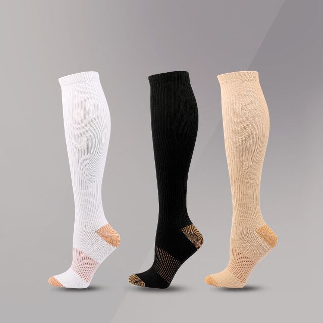 Medias de compresión para mujer y hombre hasta la rodilla 30mmHg para edema, diabetes, varices, running, viajes y deporte for sale at factory direct price