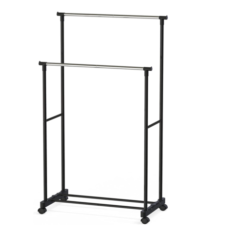 Buy Wholesale China Adjustable Height Rolling Metal Clothes Rack ...