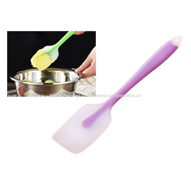 ملعقة طهي بغطاء سيليكون شفاف غذائي. طول 28 سم. مثالية لصناعة الأغذية. for sale at factory direct price