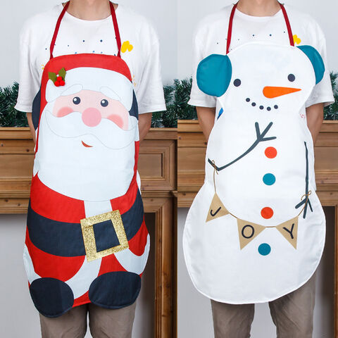 Nouveaux ornements de Noël 2022 Tabliers de Noël de dessin animé pour adultes